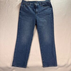 J.Crew Essential Straight Leg Jeans Size 31 Blue Denim Casual Everyday